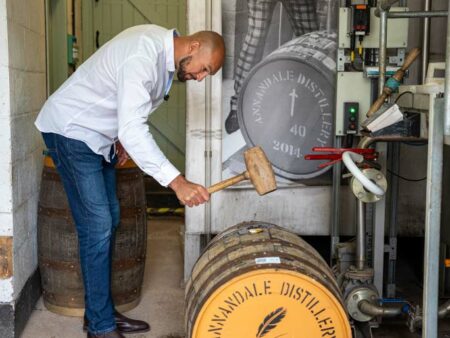 Annandale Distillery x Vintage Acquisitions Client Cask Filling Event